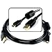 Gold-Series USB Digital Camera Mini-B 5pin Cable with Ferrite Core for AEGUS, ARCHOS, BlackBerry, Canon, Casio, Creative, Fuji, Gateway, Hitachi, HP, JVC, Konica, Kyocera, Leica, Minolta, Motorola, Nikon, Olympus, Panasonic, Pentax, Polaroid, Samsung, SeaLife, SHARP, Sigma, SiPix, SONY, Toshiba, Vivitar and Much More!