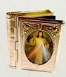 Rosary Case - Metal - Divine Mercy - IMPORTED FROM ITALY