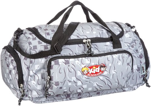 Kid Sporttasche Funny Cars, schwarz-grau, 44 x 20 x 20 cm