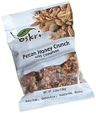Oskri Pecan Honey Crunch with Raisins, 3.53-Ounce Bags (Pack of 6)