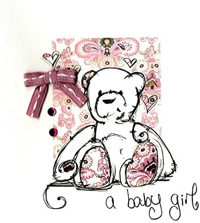 Tracey Russell New Baby Girl Congratulations Embellished Greeting Card By Cards