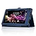 RCA 7 Voyager II Case- ACdream(TM) RCA 7 Voyager II (2015) Protective Case - Folio Premium PU Leather Cover Case for RCA 7 Voyager II Tablet (RCT6773W22B) 2015 Version - Dark Blue