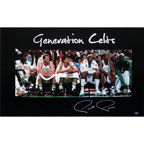 Steiner Sports NBA Boston Celtics Paul Pierce Generation Celtics 18X24 Photo