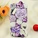 3d Handmade Iphone 4 Crystal Bling White Case - Anna Sui