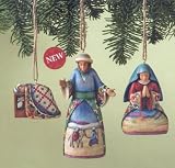 Updated Heartwood Creek Nativity Ornaments: Holy Family, Set of 3