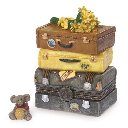 Boyds Bears Vintage Treasure Box - Rose's Travels with Gulliver McNibble