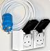 Euro Schuko Ip44 To 2 X Ip54 13a Sockets 5m Cable Ip44 250va