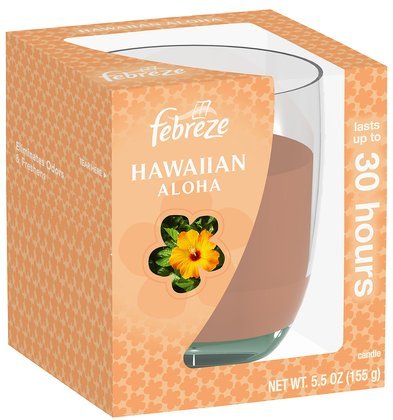 Febreze Candles-Hawaiian Aloha-5.5 oz. (Quantity of 5)