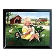 John Deere Giggles & Wiggles 10x12 Resin Clock