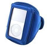 Blue Deluxe lightweight Armband / SportBand for iPod video 30GB / 60GB / 80GB / iPod Video U2 Special Edition / iPod Classic / iPod Classic 120GB Creative Zen Vision W / Zen Vision:M / Zen Vision / Zen by Eforcity