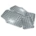 EUFAB 28005 Fu�matten-Set, 4-t. Kunststoff silber