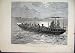 1872 LIVINGSTONE STANLEY UJIJI RUSIZI RIVER BOAT SKETCH