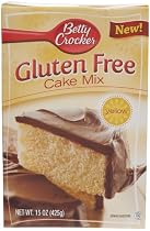Betty Crocker Gluten Free Yellow Cake Mix, 15-Ounce Boxes (Pack of 6)