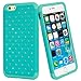 iPhone 6 Plus Case, iPhone 6 Plus Bling Case, Style4U Studded Rhinestone Crystal Bling Hybrid Armor Case Cover for iPhone 6 Plus 5.5 Inch with 1 HD Screen Protector and 1 Stylus [Teal/Mint Green]