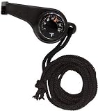 Rothco Super Whistle with Compass and Thermometer