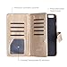 BENTOBEN iPhone 6S Case, iPhone 6 Case, Glitter iPhone 6S Wallet Case Sparkle Flip Faux Leather Credit Card Holder Cash Pockets Wristlet Magnetic Protective Case for iPhone 6 / 6S (4.7 Inch), Gold