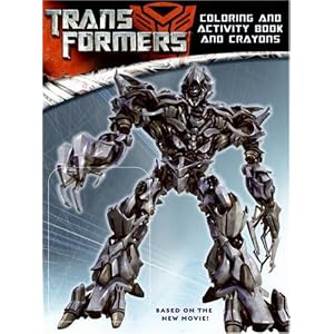 Transformers: Coloring and Activity Book and Crayons