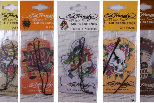Ed Hardy Air Fresheners 36's Assorted