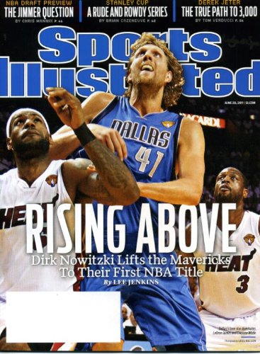 Sports Illustrated June 20 2011 Dirk Nowitzki/Dallas Mavericks on Cover (Mavs Win NBA Title), Derek Jeter/New York Yankees, Stanley Cup, Jimmer Fredette/Brigham Young University BYU