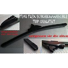 2er Set Soft Flat Scheibenwischer gelenklos f�r Ford Focus 1. Generation - alle Modelle der Baujahre 1998-2004 (1x 475mm 1x 550mm)