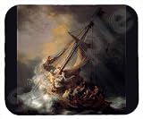 Jesus Christ in the Storm By Rembrandt Mouse Pad