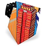  : Santa Over the City by NovelTies black microfiber ties