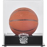 Mounted Memories New Orleans Hornets Mini Basketball Display Case