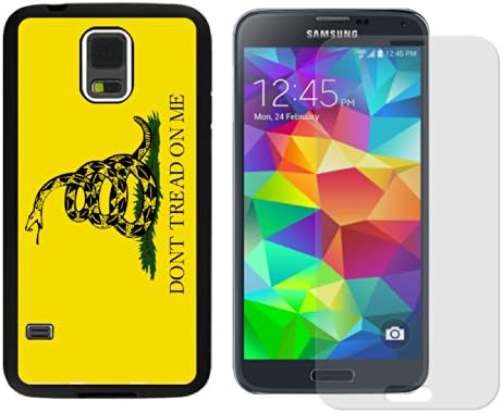 Galaxy S5 Case, Dont Tread on Me Flag Case for Galaxy S5 / Galaxy Sv / Galaxy S V Case - Free Screen Protector