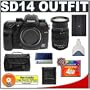 Sigma SD14 Digital SLR Camera Body with Sigma 18-200mm f/3.5-6.3 DC OS Optical Stabilizer Lens + 4GB Card + Case + BP-21 Battery + Cameta Bonus Accessory Kit