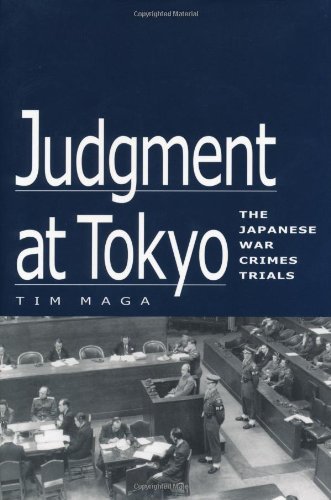 Judgment at Tokyo: The Japanese War Crimes Trials Hardcover January 11, 2001