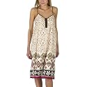 Juniors' Mossimo Supply Co. Border Print Dress - Ivory