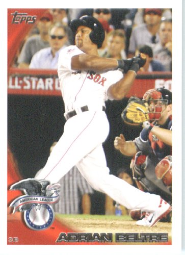 2010 Topps Update Baseball Card #US-328 Adrian Beltre - Boston Red Sox ( All Star Game ) MLB Trading Card in Screwdown Case