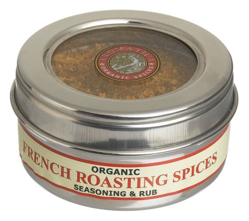 Aromatica Organics French Roasting Spices, 2.6-Ounce Tin (Pack of 3) by Aromatica Organics