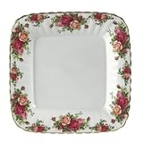 Old Country Roses Square Tray