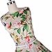 Eastabile Women Vintage 1950s Floral Crew-Neck Sleeveless Dress