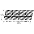 Music City Metals 69594 Gloss Cast Iron Cooking Grid Set Replacement for Gas Grill Model Brinkmann 810-9590-S