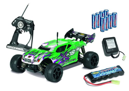 Carson 500404025 - X-18 Truggy brushed 100% RTR (Ready to Run) 27 MHz Fernsteuerung FM 500404025