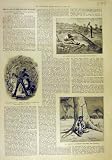 Review Old-print  / 1895 GOLD-MINE HANNAN LOCK-UP AUSTRALIA GOLD-FIELD