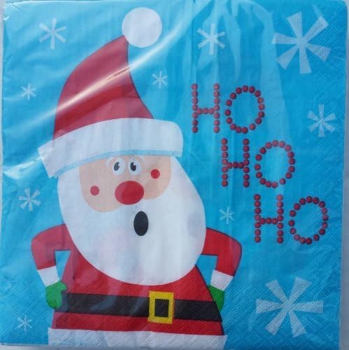 Christmas Santa Ho Ho Ho Luncheon Napkins 18ct