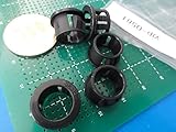 SK-14　配線孔キャップ　プラスチック・黒　内円直径φ12mm ケース穴14mm　ケース全径17mm　５個入＜yjp-0561＞