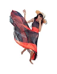 Vintage Sleeveless Summer Chiffon/Polyester/Spandex Striped Print  Dress