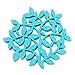 Coasters for Drinks Pool Blue Set of 6 - Gift Worthy, Bride's Choice - Large 4.5 Inch Size