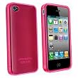 Pink TPU Flexible Case For Apple Iphone 4 4G