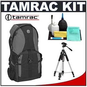 Click here to buy Tamrac Adventure 10 Photo and Computer Backpack (Grey Black) + Tripod + Accessory Kit for... by Tamrac.