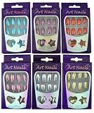 TOYS - ART NAILS 24 PIECES + GLUE + PINS - 1 OF