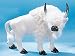 Buffalo Medium Standing Collectible Figurine Furry Handmade Statue