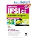 Concours infirmiers 2011/2012 - Annales corrig�es