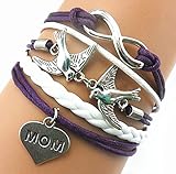 Handmade Entagram One Direction Charm for Friendship Gift - Fashion Personalized Leather Bracelet
