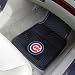 Chicago Cubs Black 2-Piece Vinyl Car Mat Set