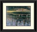12th Hole of Augusta Limited Edition Double Matted Print - 27W x 19.5H